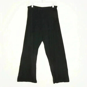 Vintage 90s Bellessa Black Strech Waist Velvet Velour Pants